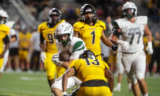 Free State’s Brittingham powers Firebirds football to 49-27 win over Shawnee Mission West
