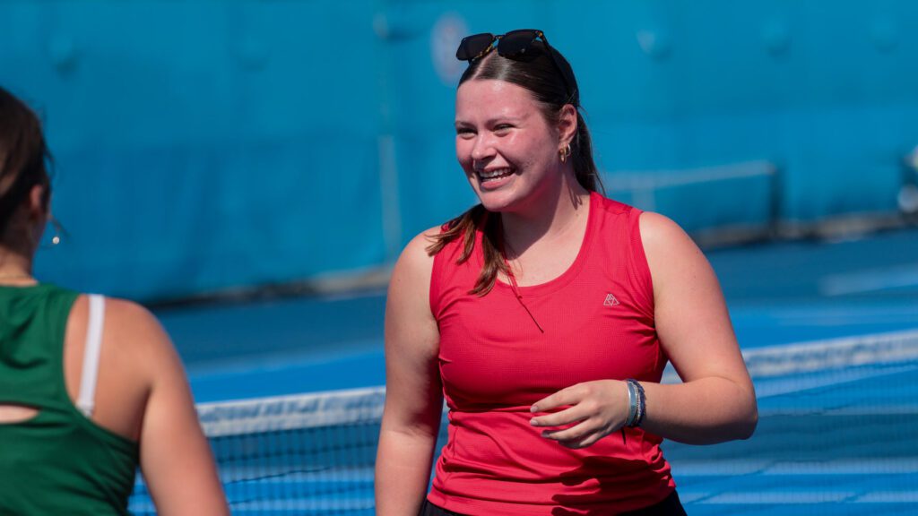 Lawrence, Free State girls tennis in quad at Rock Chalk Park-1