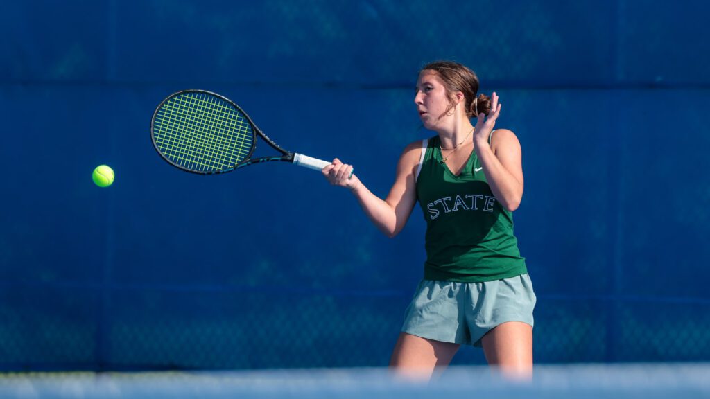 Lawrence, Free State girls tennis in quad at Rock Chalk Park-16