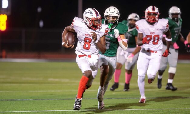 Olathe North storms back deliver to Free State a weather-delayed 35-14 loss, snaps Firebirds’ 4-game win streak