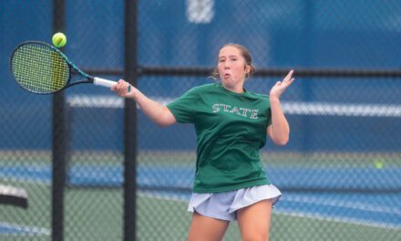 Right at Home: Free State’s Eli Ward completes undefeated freshman season by winning 6A state title in singles, helps lead senior-heavy Firebirds squad to state runner-up finish