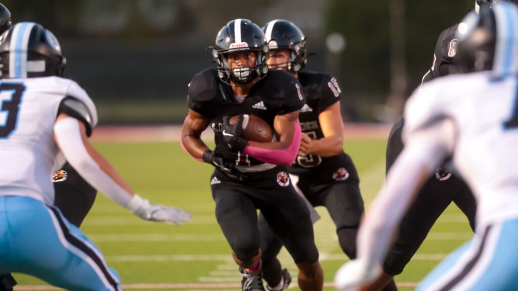 Lawrence High football vs. Shawnee MIssion East, Week 5-16