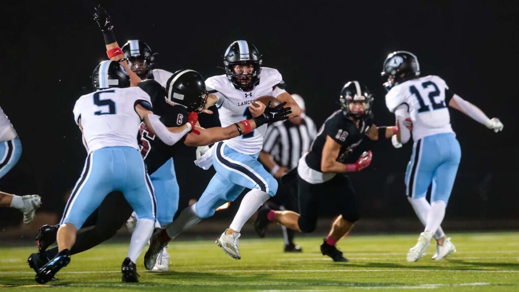 Lawrence High football vs. Shawnee MIssion East, Week 5-31