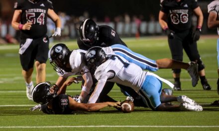 INTERVIEW: Lawrence football head coach Jason Thoren talks about team’s 28-20 homecoming spoiling loss against Shawnee Mission East