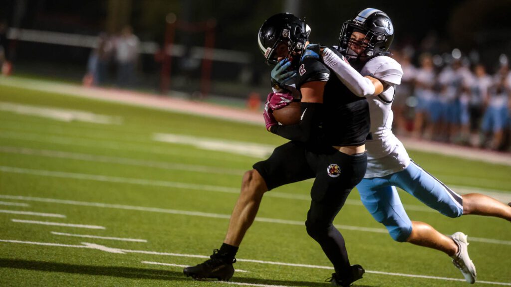 Lawrence High football vs. Shawnee MIssion East, Week 5-57