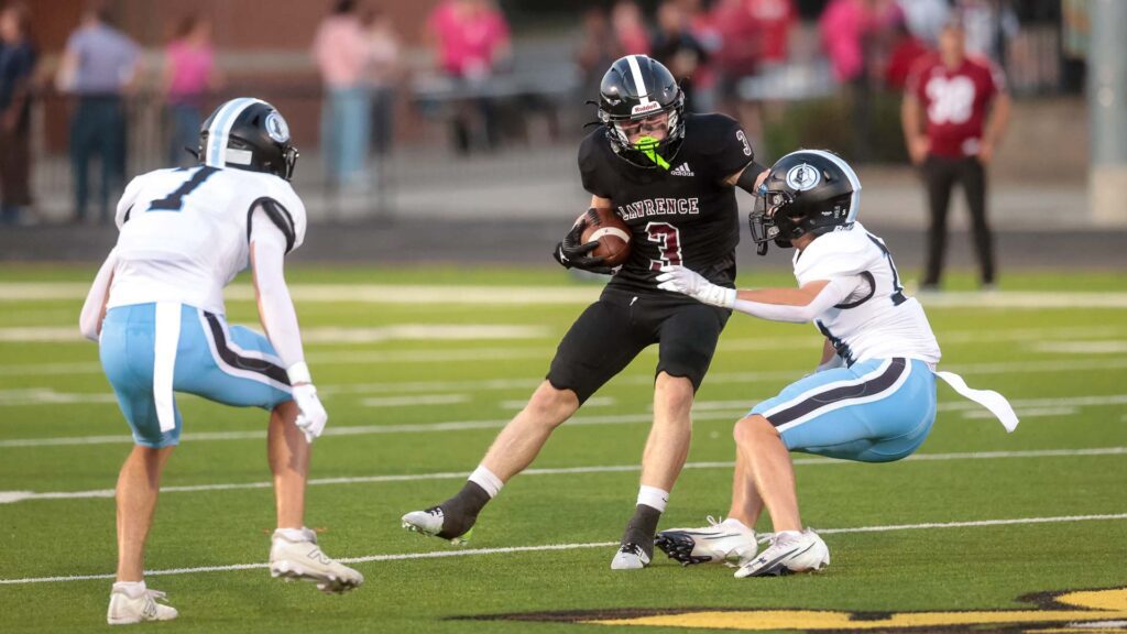 Lawrence High football vs. Shawnee MIssion East, Week 5-9