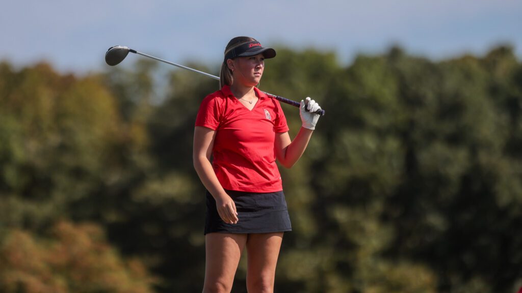 Lawrence and Free State girls golf at Eagle Bend Golf Course-15