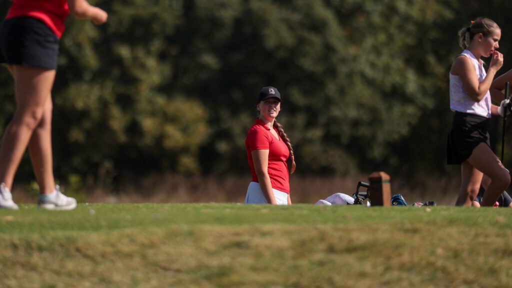 Lawrence and Free State girls golf at Eagle Bend Golf Course-16