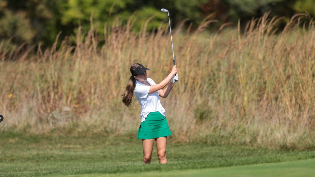 Lawrence and Free State girls golf at Eagle Bend Golf Course-21