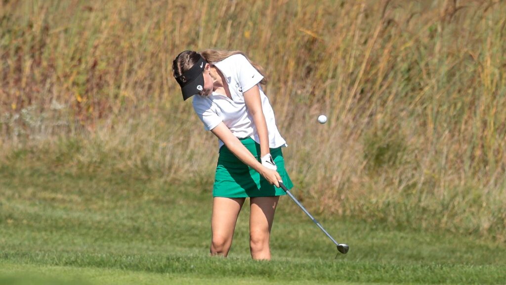 Lawrence and Free State girls golf at Eagle Bend Golf Course-22