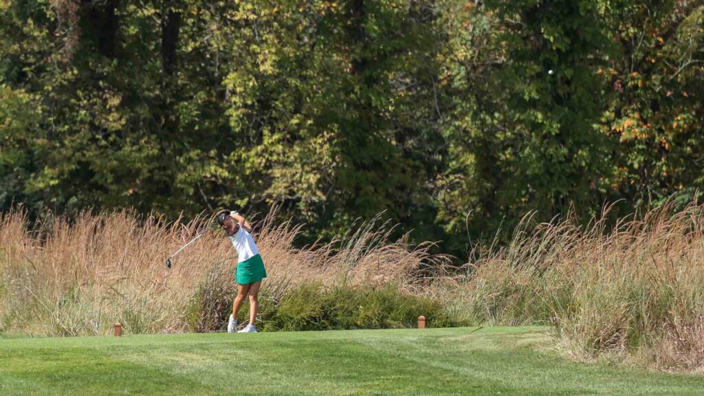 Lawrence and Free State girls golf at Eagle Bend Golf Course-25