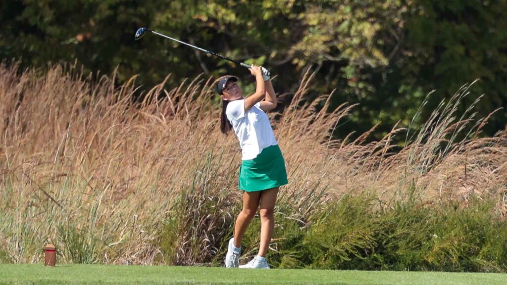 Lawrence and Free State girls golf at Eagle Bend Golf Course-26