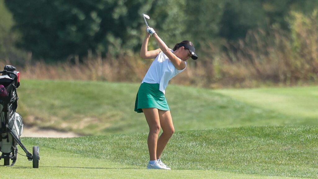 Lawrence and Free State girls golf at Eagle Bend Golf Course-28