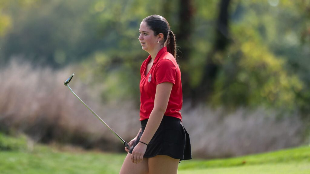 Lawrence and Free State girls golf at Eagle Bend Golf Course-7