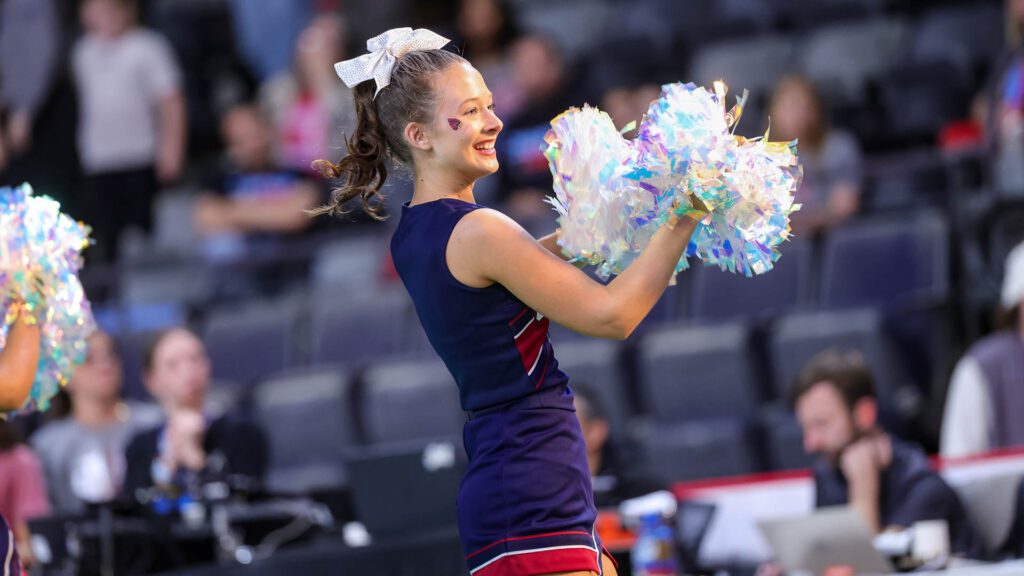 Eudora cheer at Gameday Showcase-11
