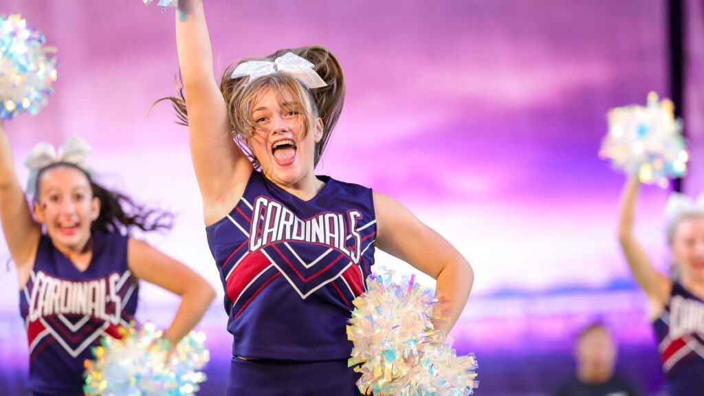 Eudora cheer at Gameday Showcase-4