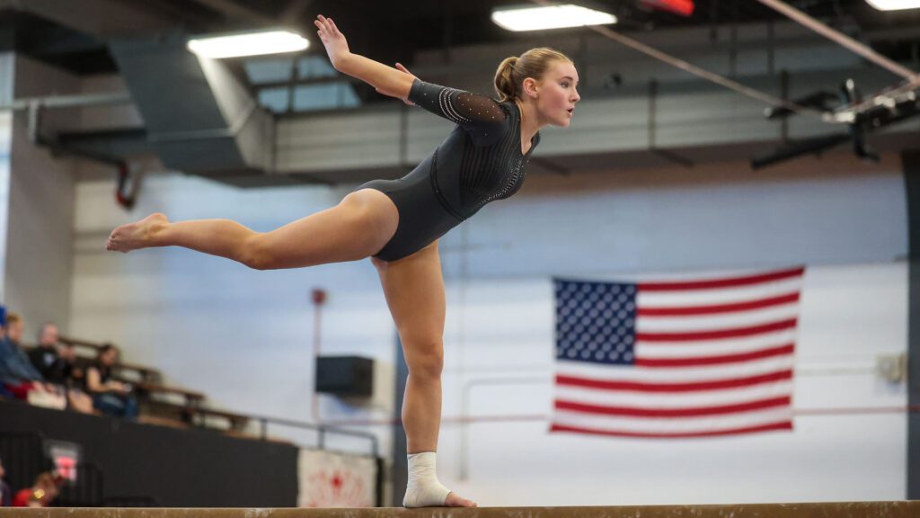 Lawrence, Free State FireLions Gymnastics at Sunflower League championship meet-61