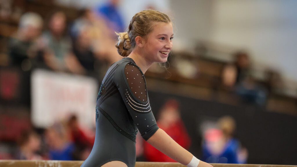 Lawrence, Free State FireLions Gymnastics at Sunflower League championship meet-71