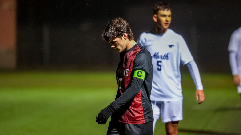 Lawrence High boys soccer vs. Blue Valley North, regional semifinals-71