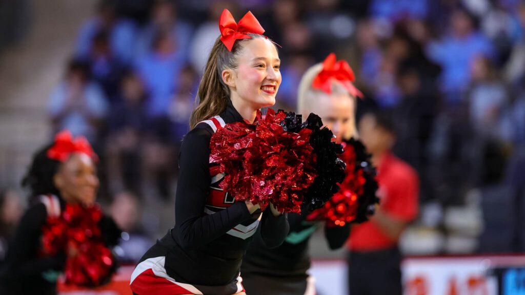 Lawrence High cheer at Gameday Showcase-29