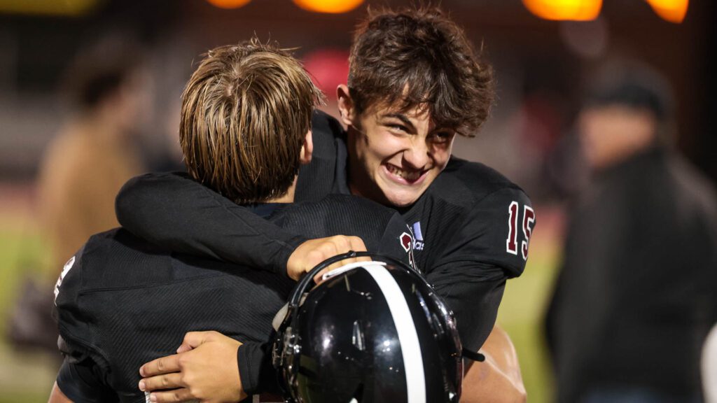 Lawrence High football vs. Free State, celebration-23