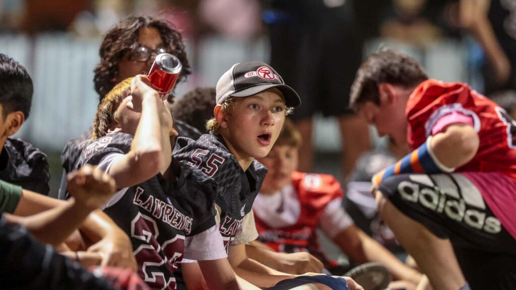 Lawrence High football vs. Shawnee MIssion East, Week 5-34