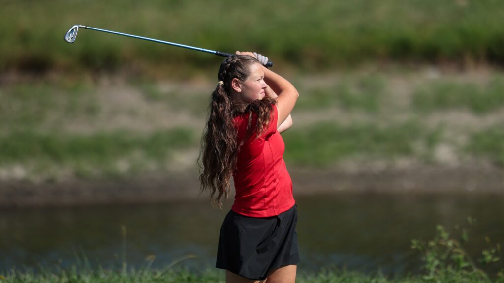 Lawrence High girls golf at Lawrence Country Club-22