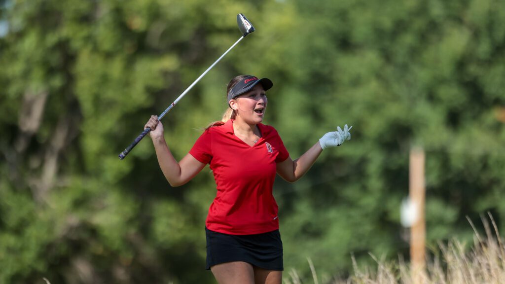 Lawrence High girls golf at Lawrence Country Club-57