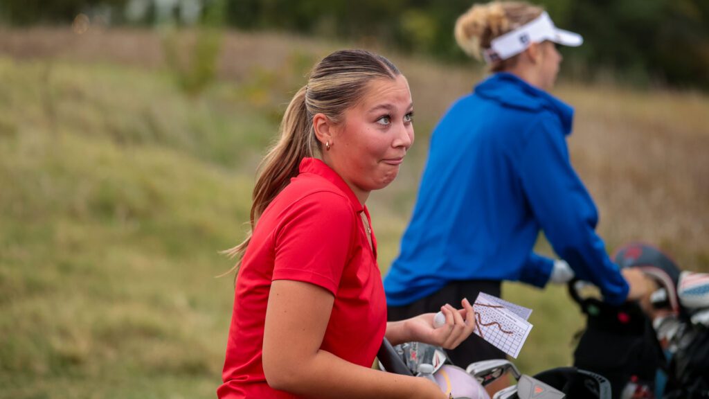 Lawrence High girls golf at Substate-145