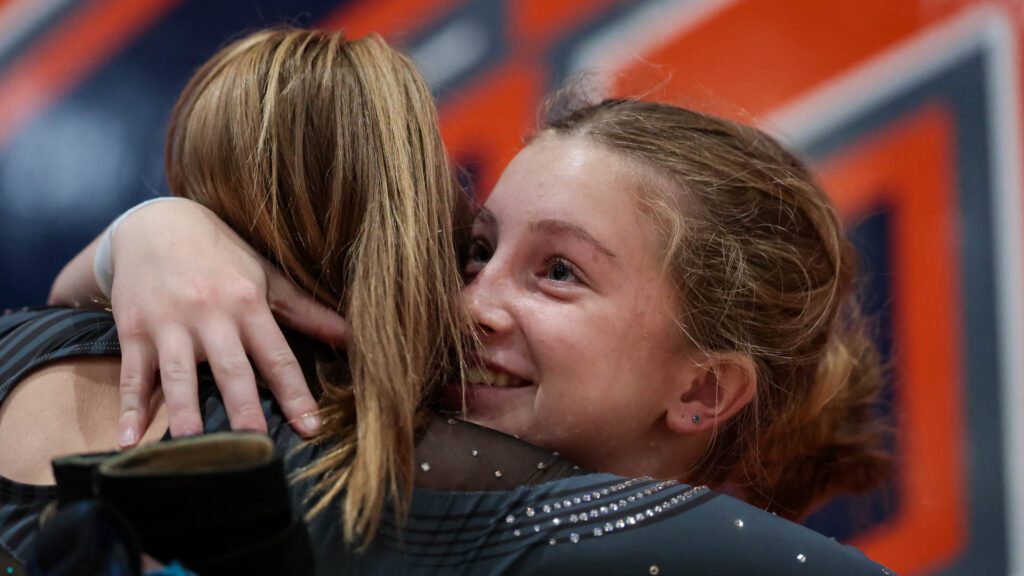 Lawrence and Free State Pt II FireLions Gymnastics at State Pt II-43