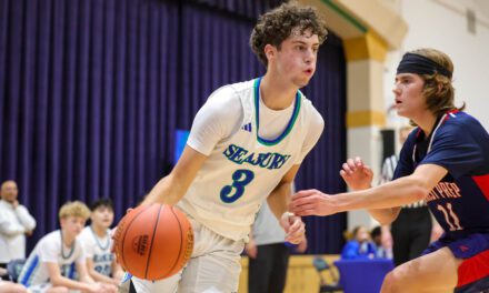 Bishop Seabury boys celebrate Hoffman setting program scoring record as Seahawks top Christ Prep Academy 62-49